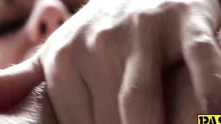 Lusty Londoner Takes on the Beast A Cumgreso in Mouth