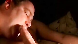 Touching himself, gets touched