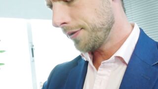 Submissive Damon Heart is dominated raw by his colleague Magnus Loki