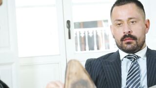 Executive Desires Cristian Sam Surrenders to Unparalleled Pleasure