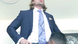 Corporate Cock Johan Kane Pounds Klein Kerrs Ass in a ThreePiece