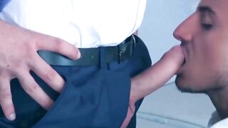 Corporate Cock Johan Kane Pounds Klein Kerrs Ass in a ThreePiece