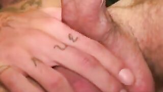 Inked and Uncensored Amateur Delights in a CumFilled Orgy