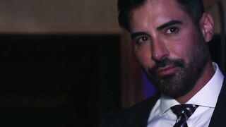 Explicit businessman Lazzarato lays out his erotic moves on airborne MC Gus.