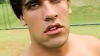 Sweaty Seduction Brazillian Stud Unleashes beast in the Outfield