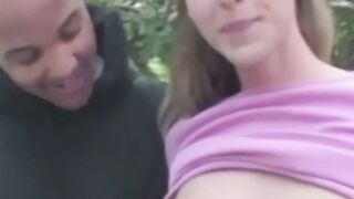 tease Obsessed Lauren in Public Seduction