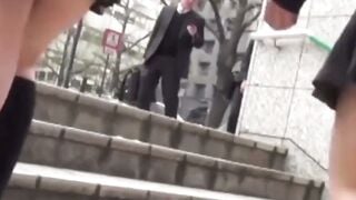 Secrets Caught on Camera Japanese Cuties Undress in Public