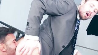 Power Play Bosses Thick Cock Tames Office Tern