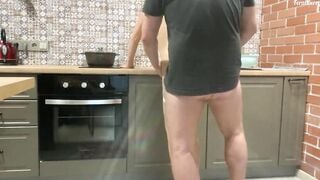 I pounded the hostess into the kitchen, because she teased me, and finished on her booty. FeralBerryy