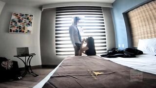 Full clip of Isis Hotwife liberal Mexican swinger ex-wife fucking into front of her hubby