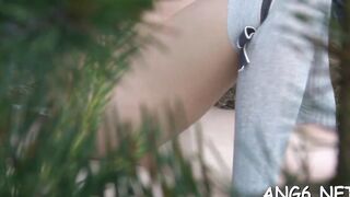 Captivating Olivia C amazed by huge boner