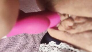 Vagina Masturbation with Dildo