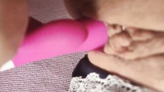 Vagina Masturbation with Dildo