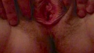 Bushy Pink Vagina Close-Up – American Milf 16