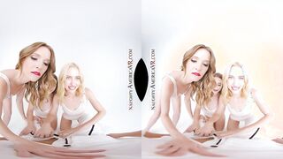 Sexsual America - Co-ed hotties enjoy a rough dick together