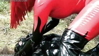 rubber pvc film free bondage