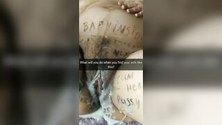 What would you do if you found your wifey after a gang bang like this?