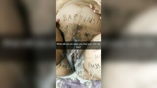 What would you do if you found your wifey after a gang bang like this?