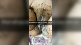 What would you do if you found your wifey after a gang bang like this?