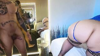 Thick PAWG pounded by bbc