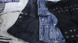 College babes point of view fuck by lucky bro inside three-way action