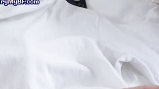 College babes point of view fuck by lucky bro inside three-way action