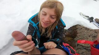 I suck and deepthroated my snowboard instructor