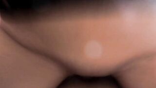 chick blows and fucks doggy style and gets cum on her chest