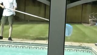 The Lustful Granny Takes a Swim in Pleasure
