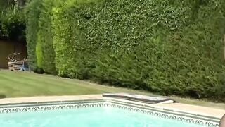 The Lustful Granny Takes a Swim in Pleasure