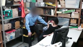 Slutty Shoplifter Gets Her Ass Kicked