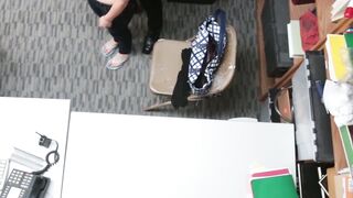 Slutty Shoplifter Gets Her Ass Kicked