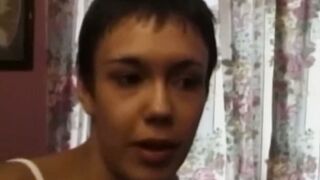 Skinny Siren Mahogany Auditions by Sucking Dick for Facial