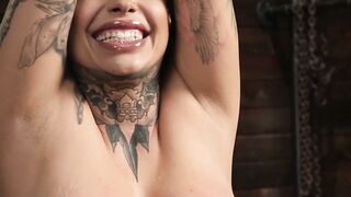 Bound and Beautiful Tattooed Thick Sub Karens Hardcore Domination