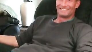 BigDickBallsDeep.com  Hairy Daddy Fucks Himself Senseless