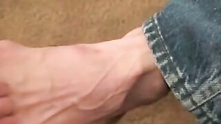 BigDickBallsDeep.com  Hairy Daddy Fucks Himself Senseless