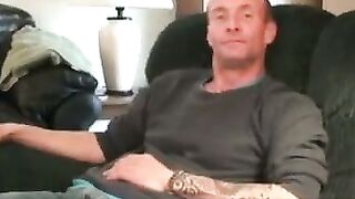 BigDickBallsDeep.com  Hairy Daddy Fucks Himself Senseless