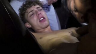 Motor sluts get it on in the parking lot with Jack Vandal