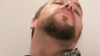 Chair Daddy A Hairy, Hung Studs Satisfying Solo