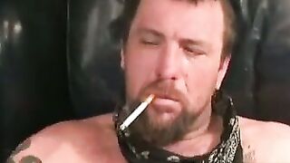 Chair Daddy A Hairy, Hung Studs Satisfying Solo