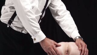 Bound and helpless, Im forced to take your massive cock