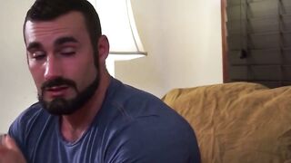 MaleIcons.com - Hairy hunk's intense ass fucking session with twink lover and big coc