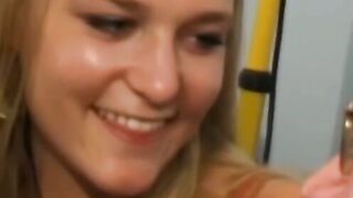 Busty Bombshell Blasts Off