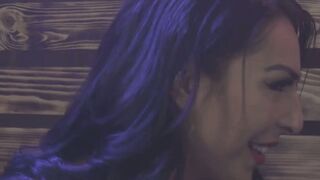 Seduction in the Dark TS Chanel Santinisrouge lesbain VF Peter gets cock sucked and anal pounded in seedy night club