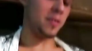 Big dick amateur young man loves playing with his fleshlight