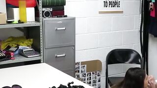 Copping a Feel Officer Ronnie Rips Off Rogue Shoplifter Rocksys Skirt