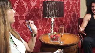 Electric Dream TS Goddess Venus Lux Ignites Passion in Submissive Maverick