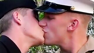 Summer Lovin Uniformed Studs Take Each Other to New Heights