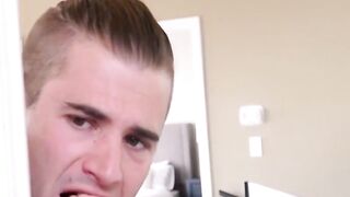 Portia Harlowâs big tits bounce on stepsons pounding dick