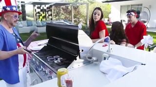 Red, White, and Creamy A Sizzling 4th of July Anal Showdown